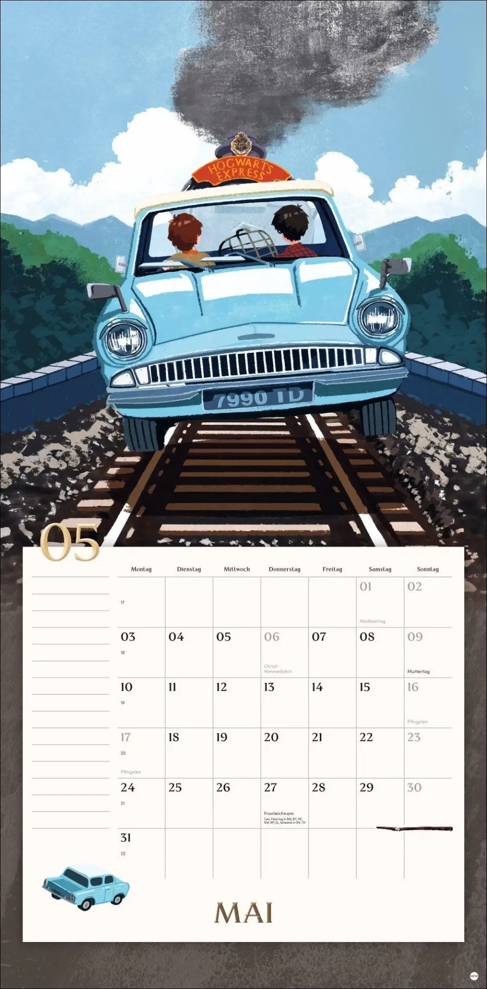 Bild: 9783756418916 | Harry Potter Broschurkalender 2027 | Kalender | 28 S. | Deutsch | 2027
