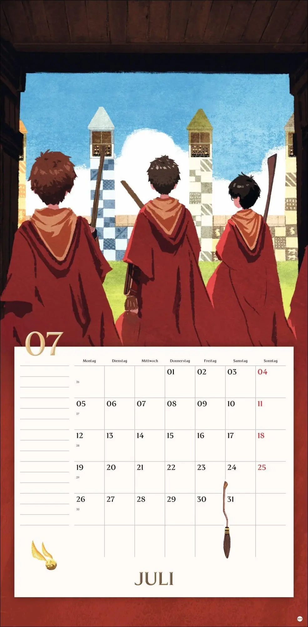 Bild: 9783756418916 | Harry Potter Broschurkalender 2027 | Kalender | 28 S. | Deutsch | 2027