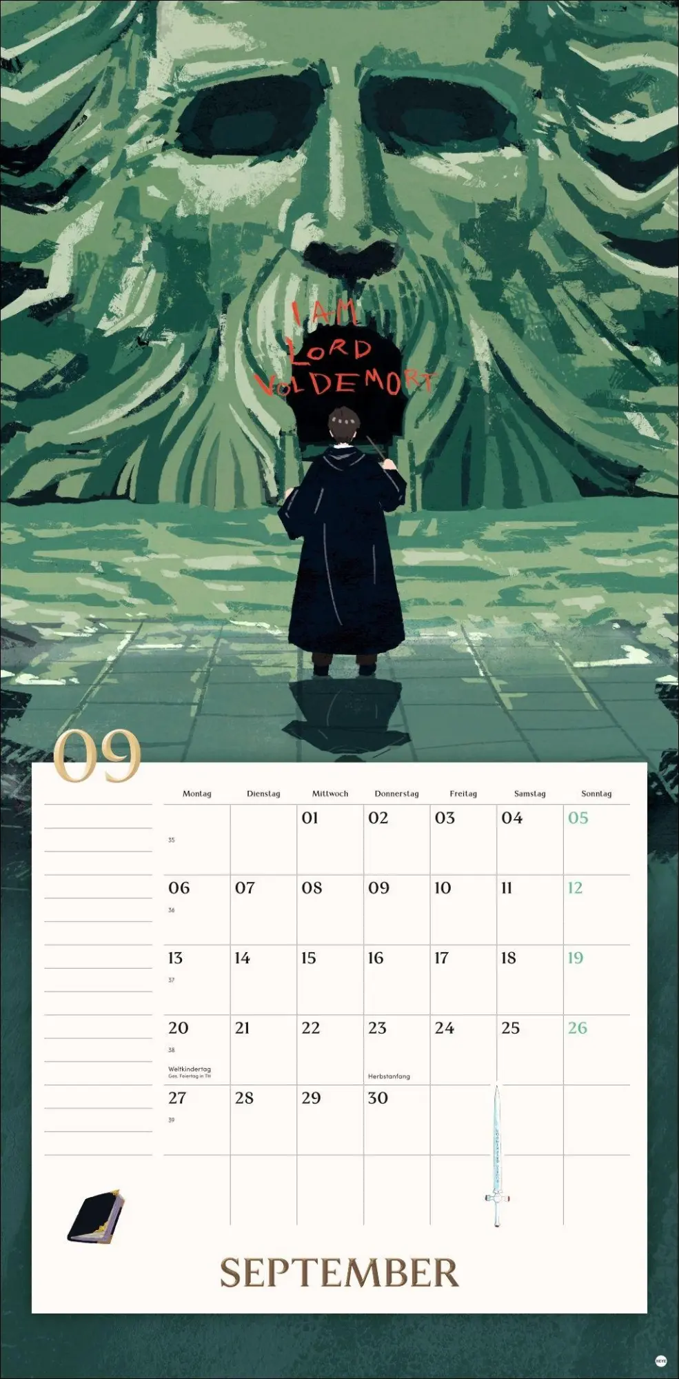 Bild: 9783756418916 | Harry Potter Broschurkalender 2027 | Kalender | 28 S. | Deutsch | 2027