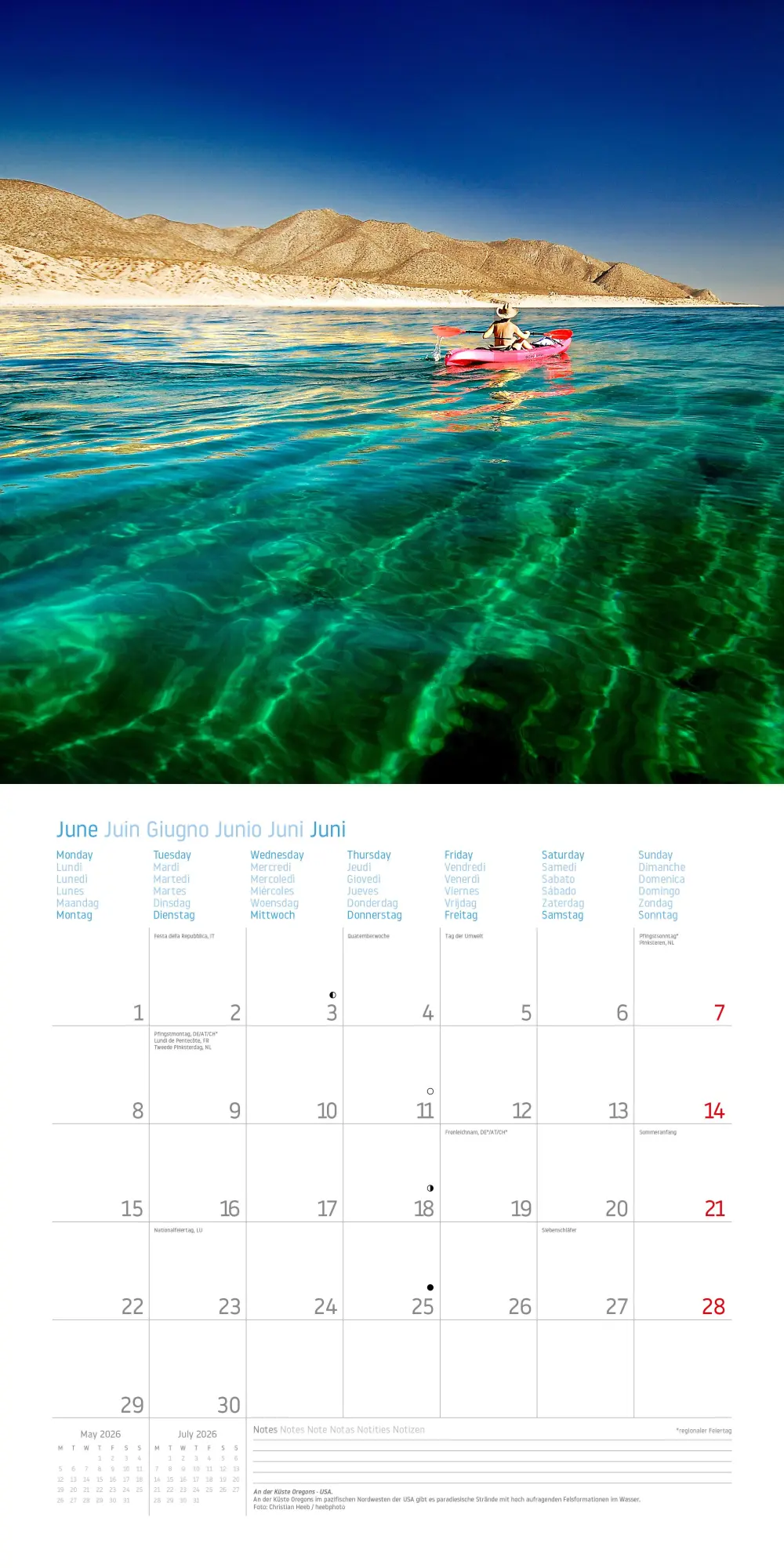 Bild: 9783961418916 | Traumstrände | 1000 Places Broschürenkalender | Schulz Andreas | 28 S.