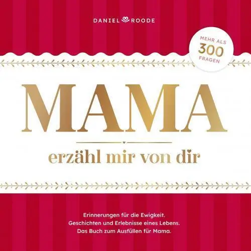 Cover: 9789403758916 | Mama erzähl mir von dir | Daniel Roode | Taschenbuch | Paperback