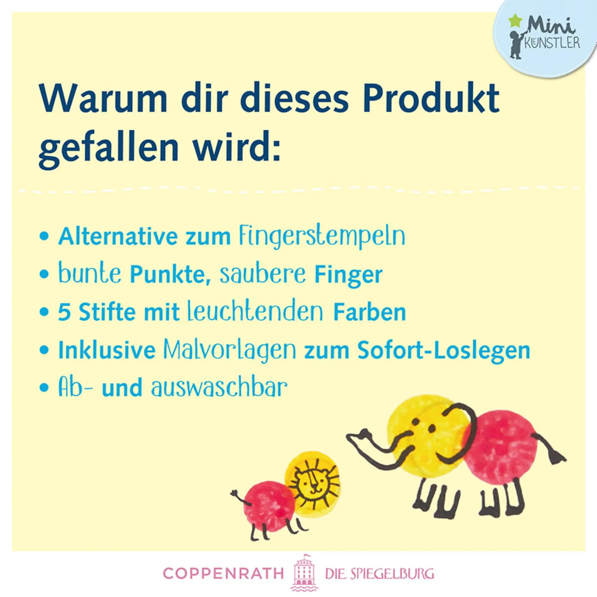 Bild: 4050003959016 | Meine superdicken Stempel-Stifte | 5 Dotmarker plus Malvorlagen | 2025