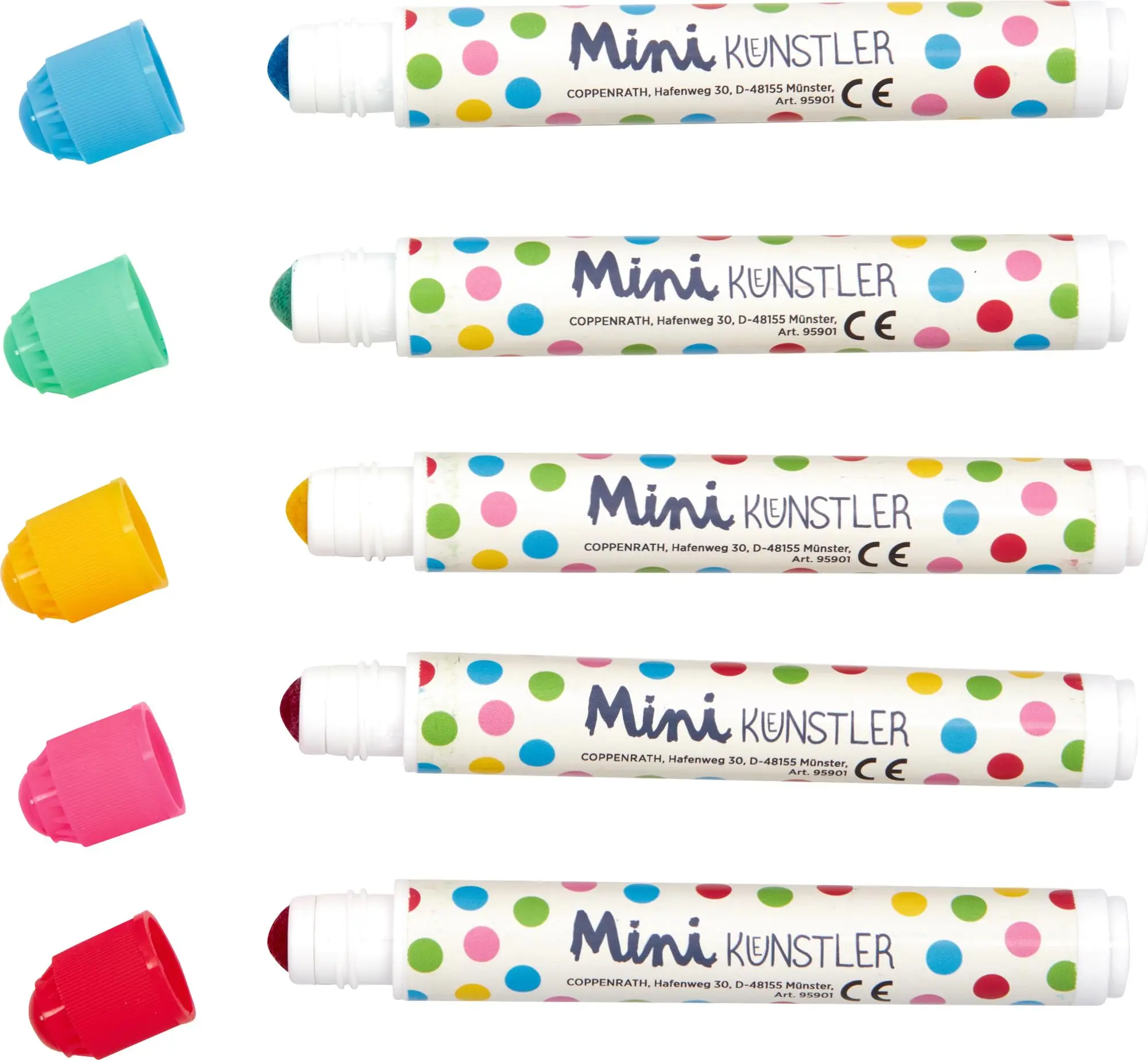 Bild: 4050003959016 | Meine superdicken Stempel-Stifte | 5 Dotmarker plus Malvorlagen | 2025