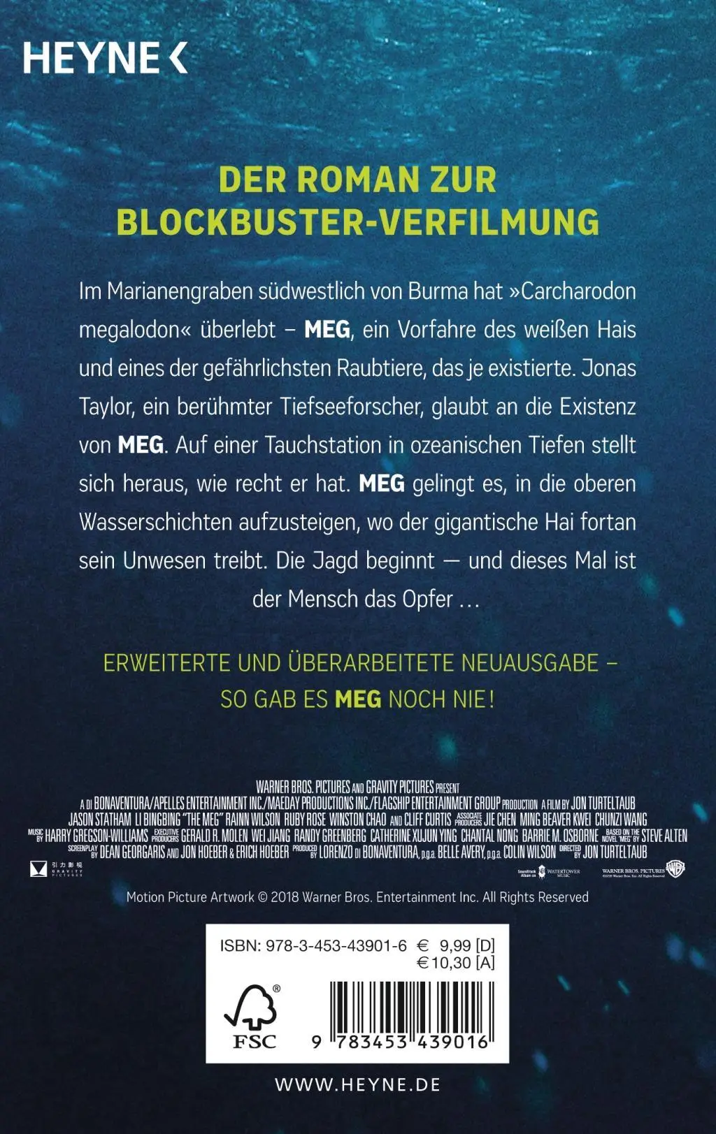 Bild: 9783453439016 | MEG | Roman | Steve Alten | Taschenbuch | 400 S. | Deutsch | 2018