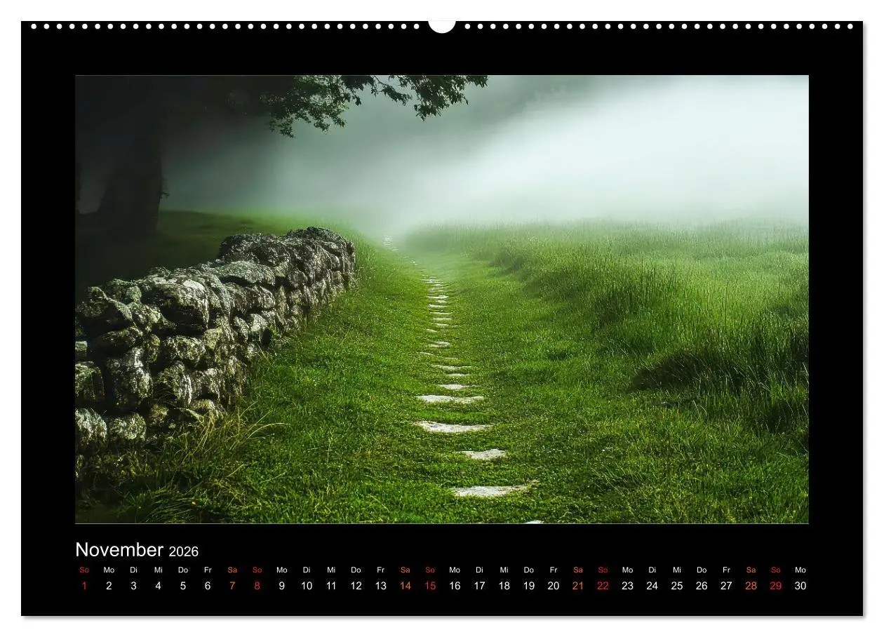 Bild: 9783457259016 | Geheimnisvolle Wege (Wandkalender 2026 DIN A2 quer), CALVENDO...