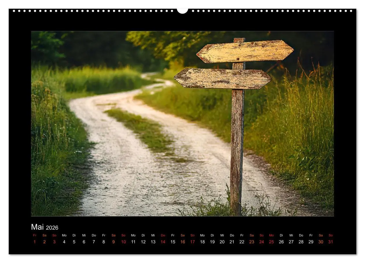 Bild: 9783457259016 | Geheimnisvolle Wege (Wandkalender 2026 DIN A2 quer), CALVENDO...
