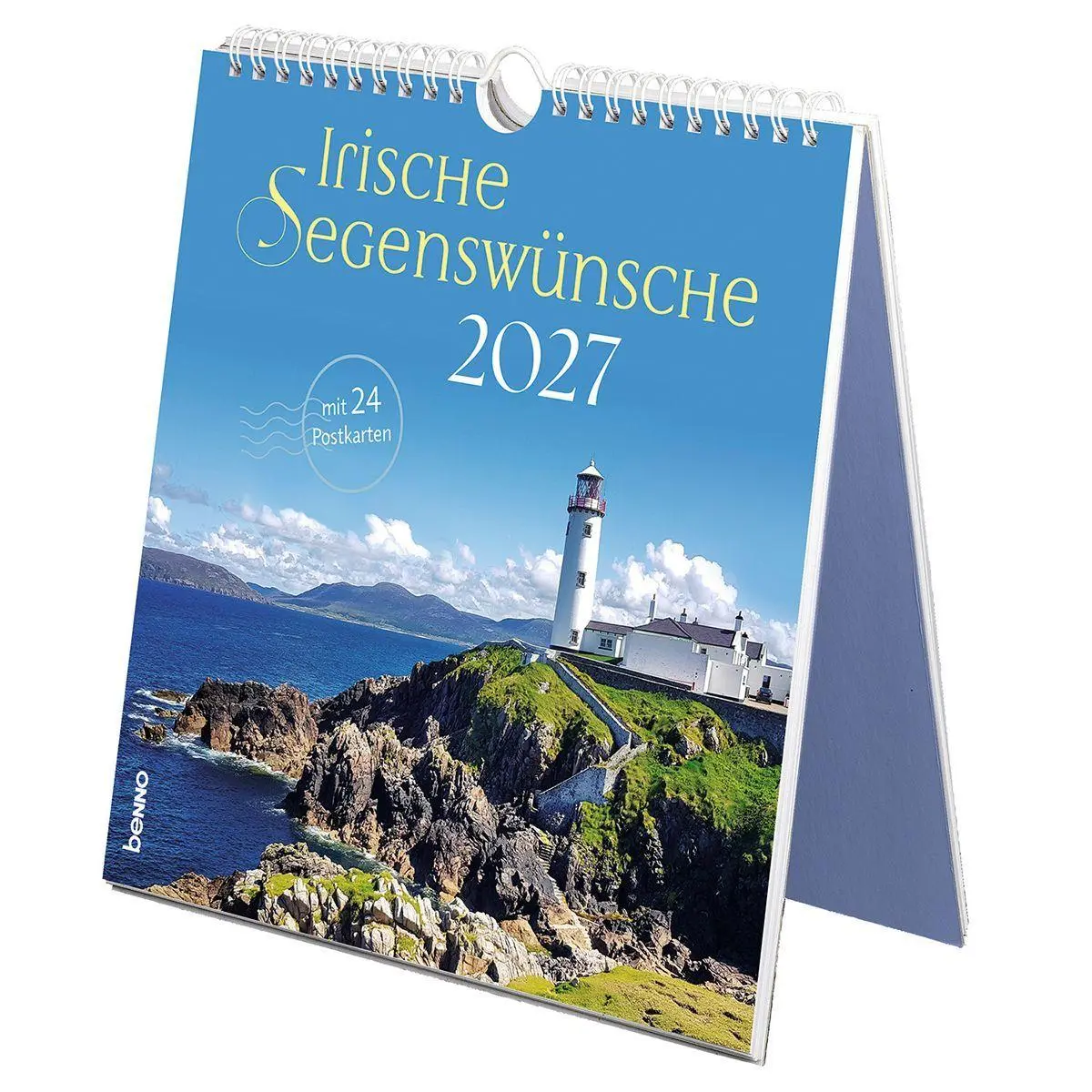 Cover: 9783746269016 | Irische Segenswünsche 2027 | mit 24 Postkarten | Kalender | 12 S.