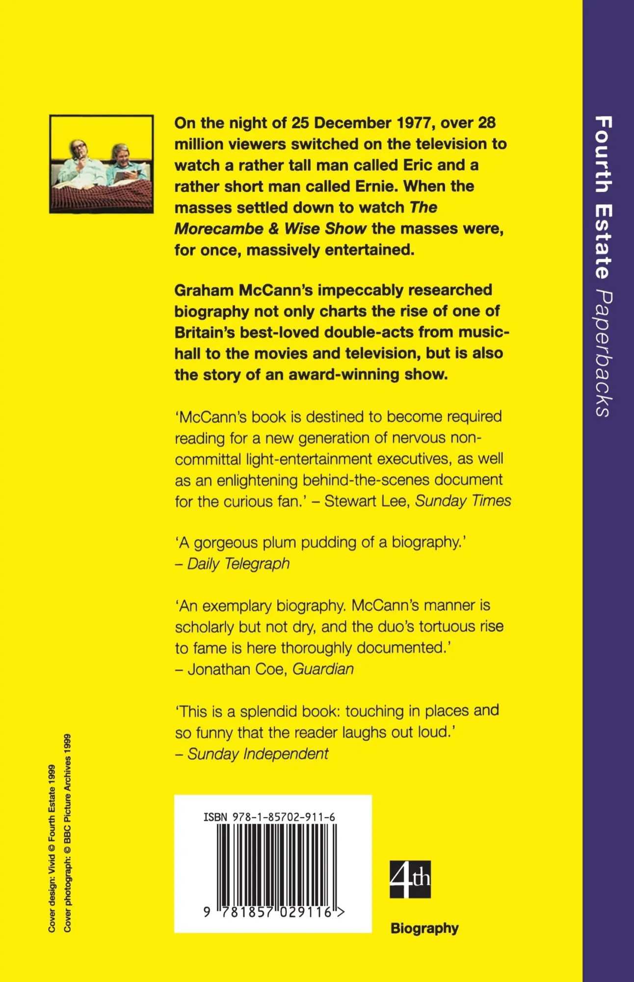 Rückseite: 9781857029116 | Morecambe and Wise | Graham Mccann | Taschenbuch | Englisch | 1999