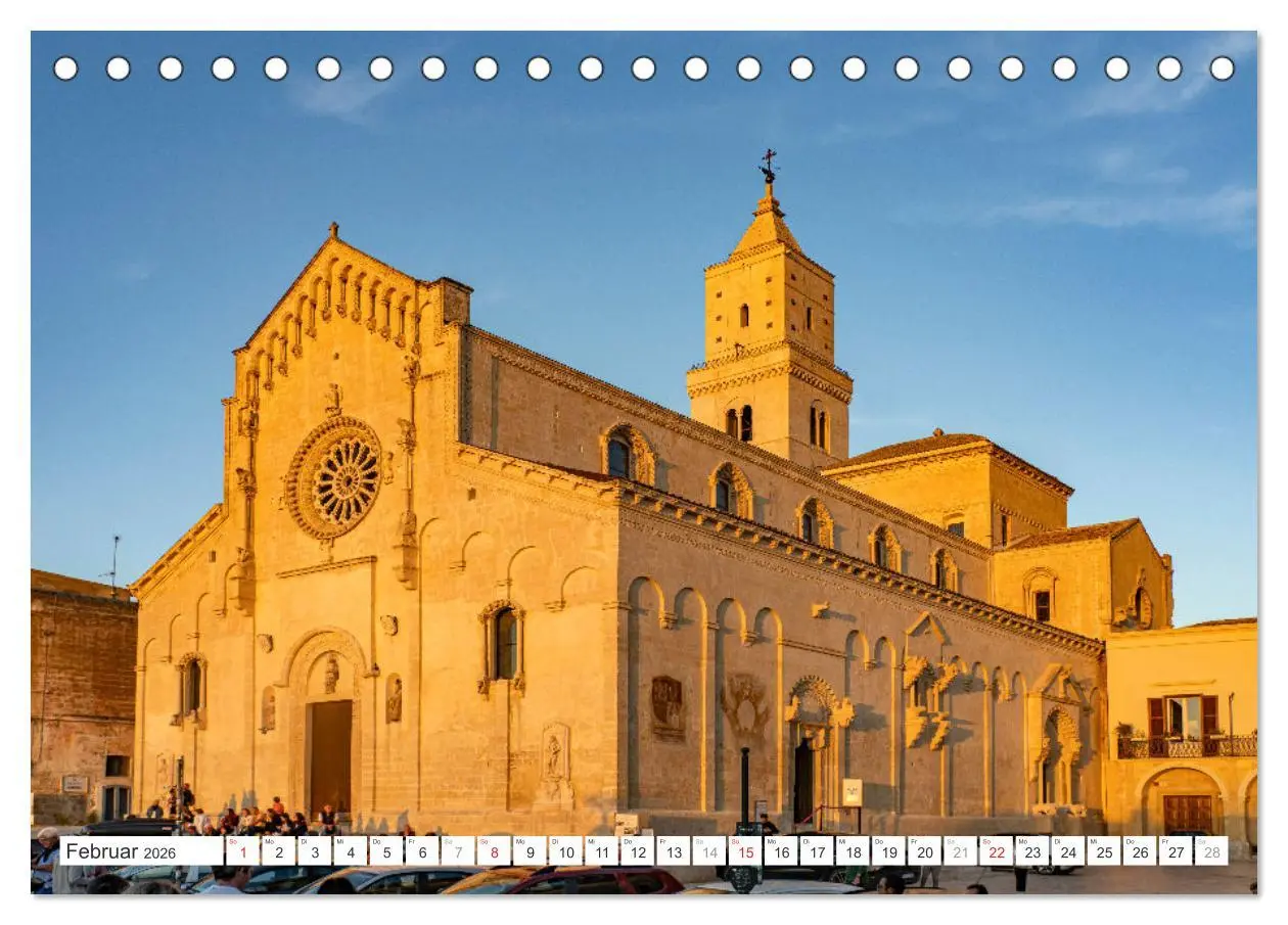 Bild: 9783457319116 | Italiens Welterbe Matera (Tischkalender 2026 DIN A5 quer), CALVENDO...