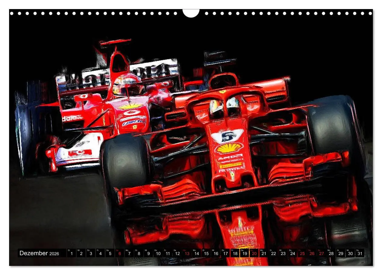 Bild: 9783457799116 | Deutsche in der Formel 1 (Wandkalender 2026 DIN A3 quer), CALVENDO...