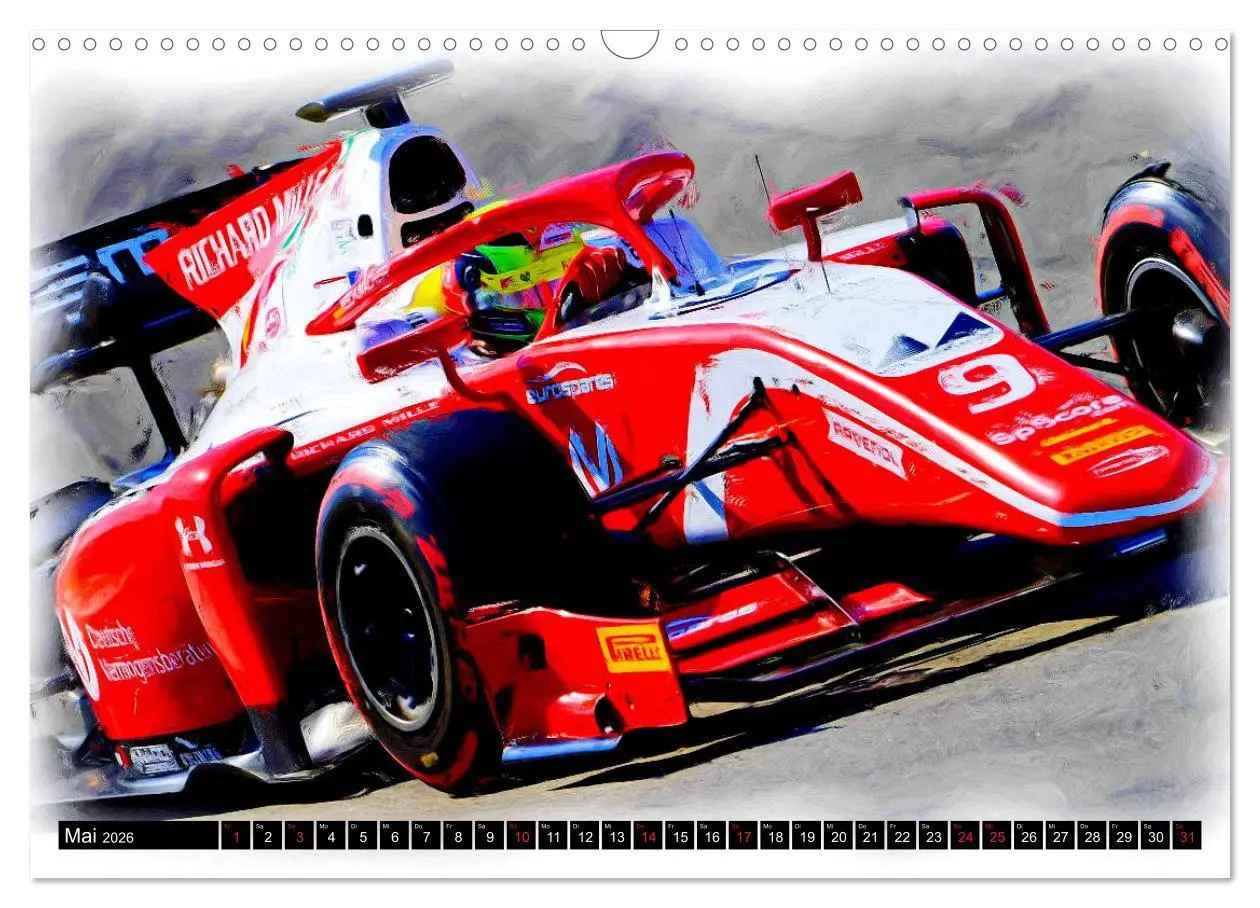Bild: 9783457799116 | Deutsche in der Formel 1 (Wandkalender 2026 DIN A3 quer), CALVENDO...