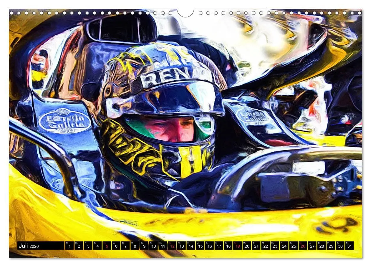 Bild: 9783457799116 | Deutsche in der Formel 1 (Wandkalender 2026 DIN A3 quer), CALVENDO...