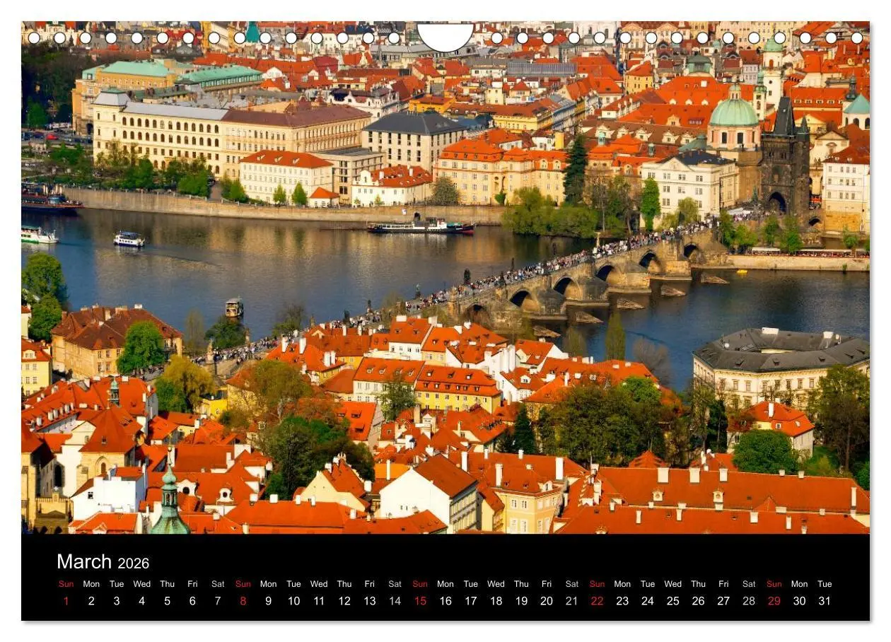Bild: 9783516579116 | Prague in my heart (Wall Calendar 2026 DIN A4 landscape), CALVENDO...