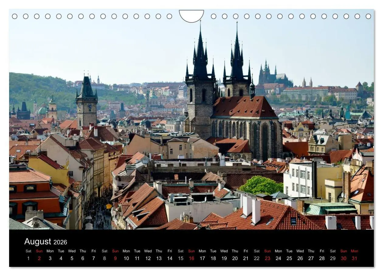 Bild: 9783516579116 | Prague in my heart (Wall Calendar 2026 DIN A4 landscape), CALVENDO...