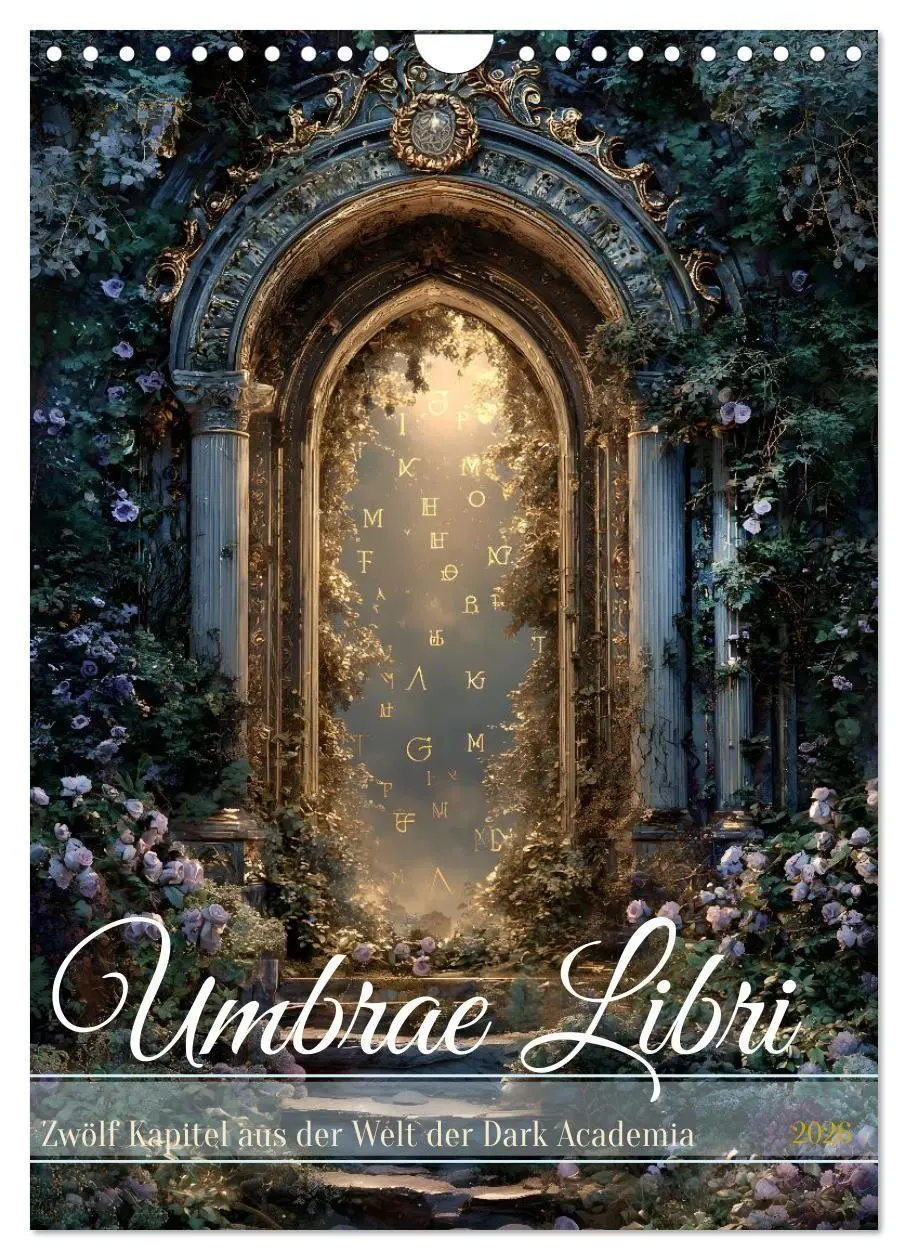 Cover: 9783516719116 | Umbrae Libri (Wandkalender 2026 DIN A4 hoch), CALVENDO Monatskalender