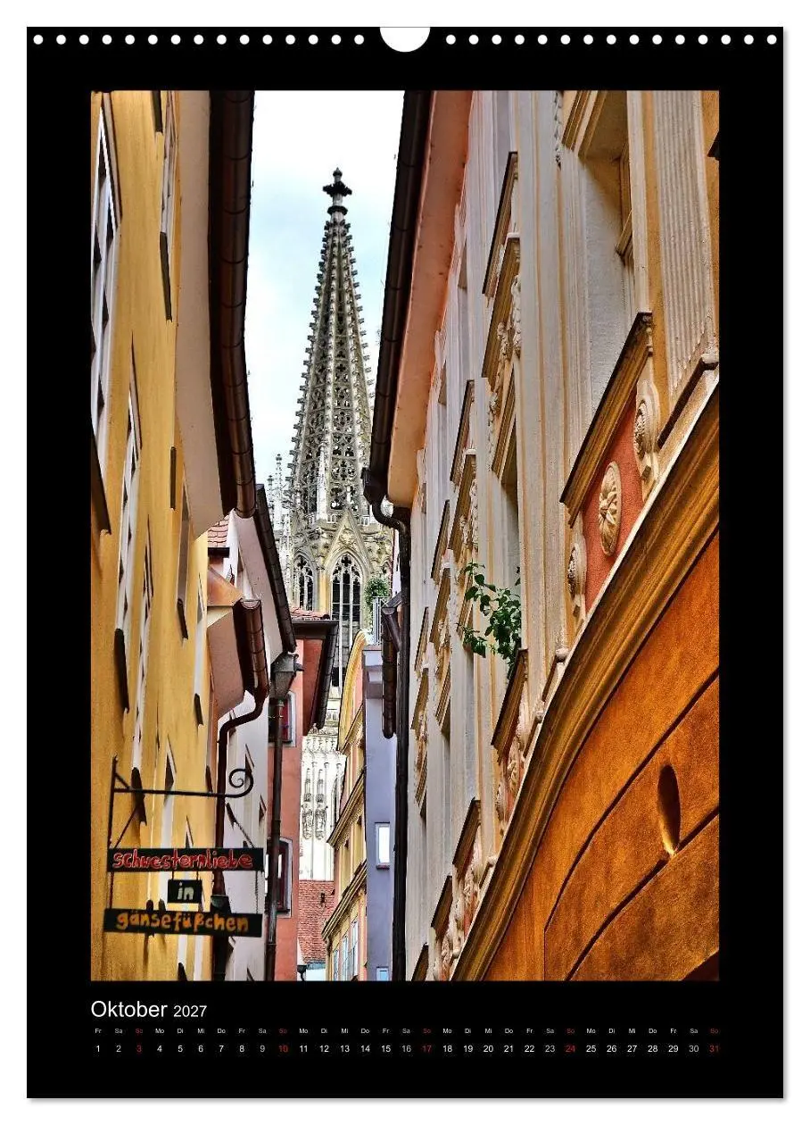 Bild: 9783569979116 | Gassen und Türme in Regensburg (Wandkalender 2027 DIN A3 hoch),...