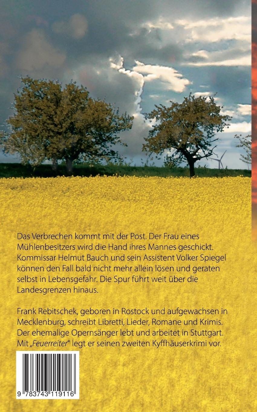 Rückseite: 9783743119116 | Feuerreiter | ein Kyffhäuserkrimi | Frank Rebitschek | Taschenbuch