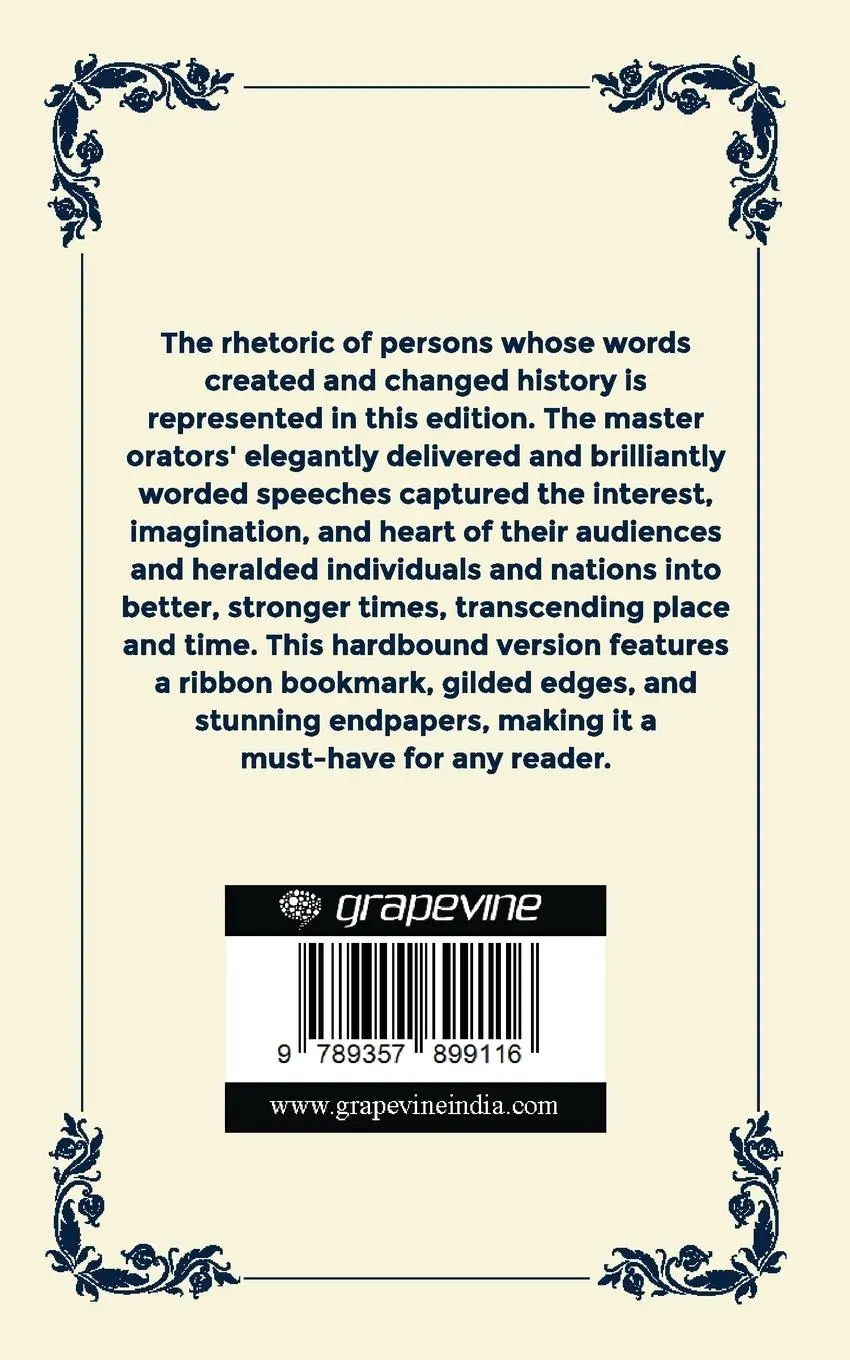 Rückseite: 9789357899116 | World's Greatest Speeches (Deluxe Hardbound Edition) | Various | Buch
