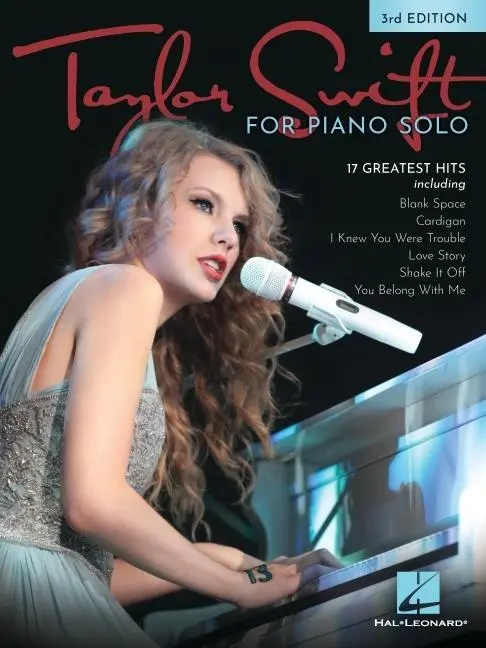 Taylor Swift Piano Solo Songbook 3rd Edition with 17 Greatest Hits Intermediate Sheet Music Arrangements for Pianists...