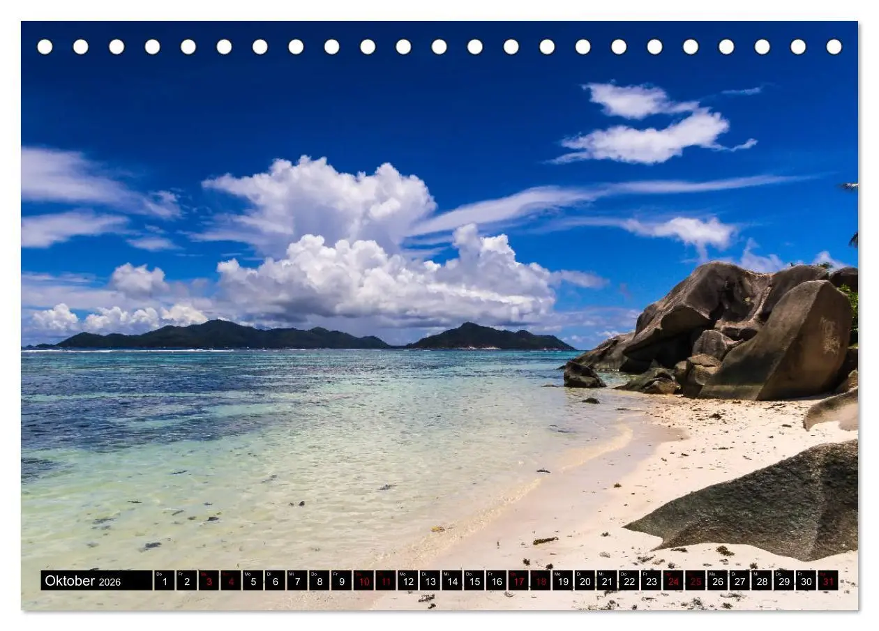 Bild: 9783457859216 | Trauminseln Seychellen (Tischkalender 2026 DIN A5 quer), CALVENDO...