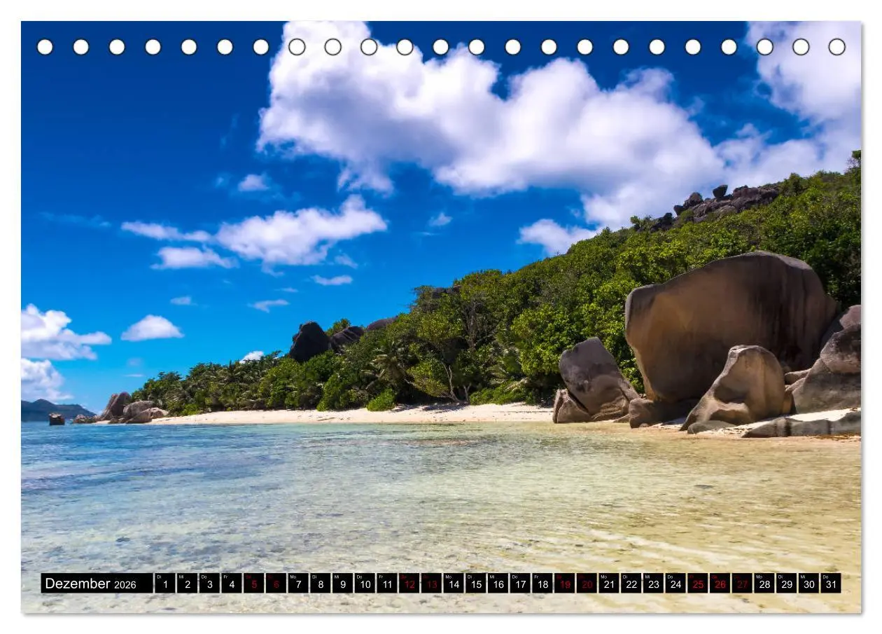 Bild: 9783457859216 | Trauminseln Seychellen (Tischkalender 2026 DIN A5 quer), CALVENDO...