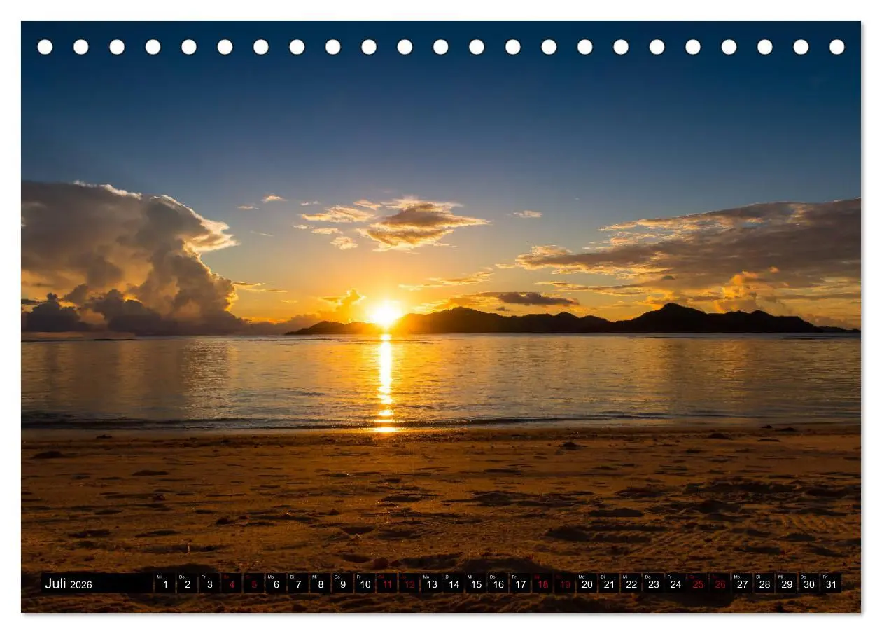 Bild: 9783457859216 | Trauminseln Seychellen (Tischkalender 2026 DIN A5 quer), CALVENDO...