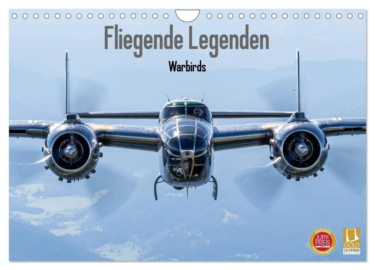 Cover: 9783569589216 | Fliegende Legenden - Warbirds (Wandkalender 2027 DIN A4 quer),...