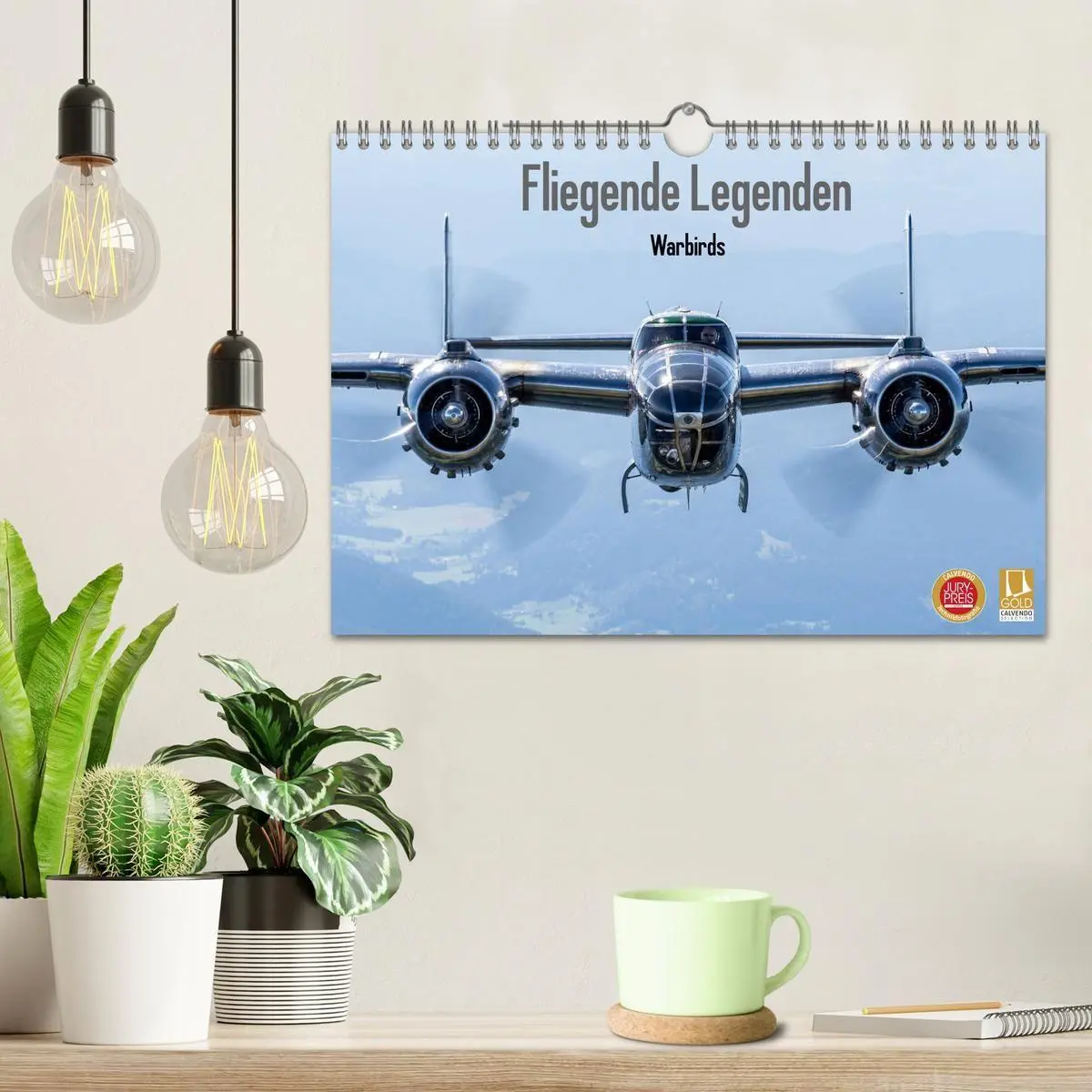 Bild: 9783569589216 | Fliegende Legenden - Warbirds (Wandkalender 2027 DIN A4 quer),...