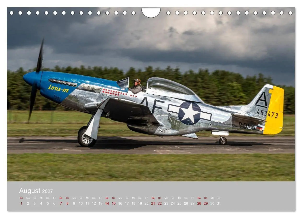 Bild: 9783569589216 | Fliegende Legenden - Warbirds (Wandkalender 2027 DIN A4 quer),...