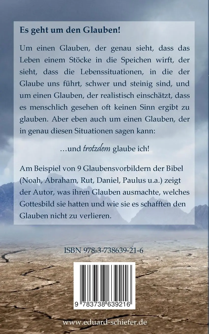 Rückseite: 9783738639216 | ...und trotzdem glaube ich! | Von biblischen Vorbildern lernen | Buch