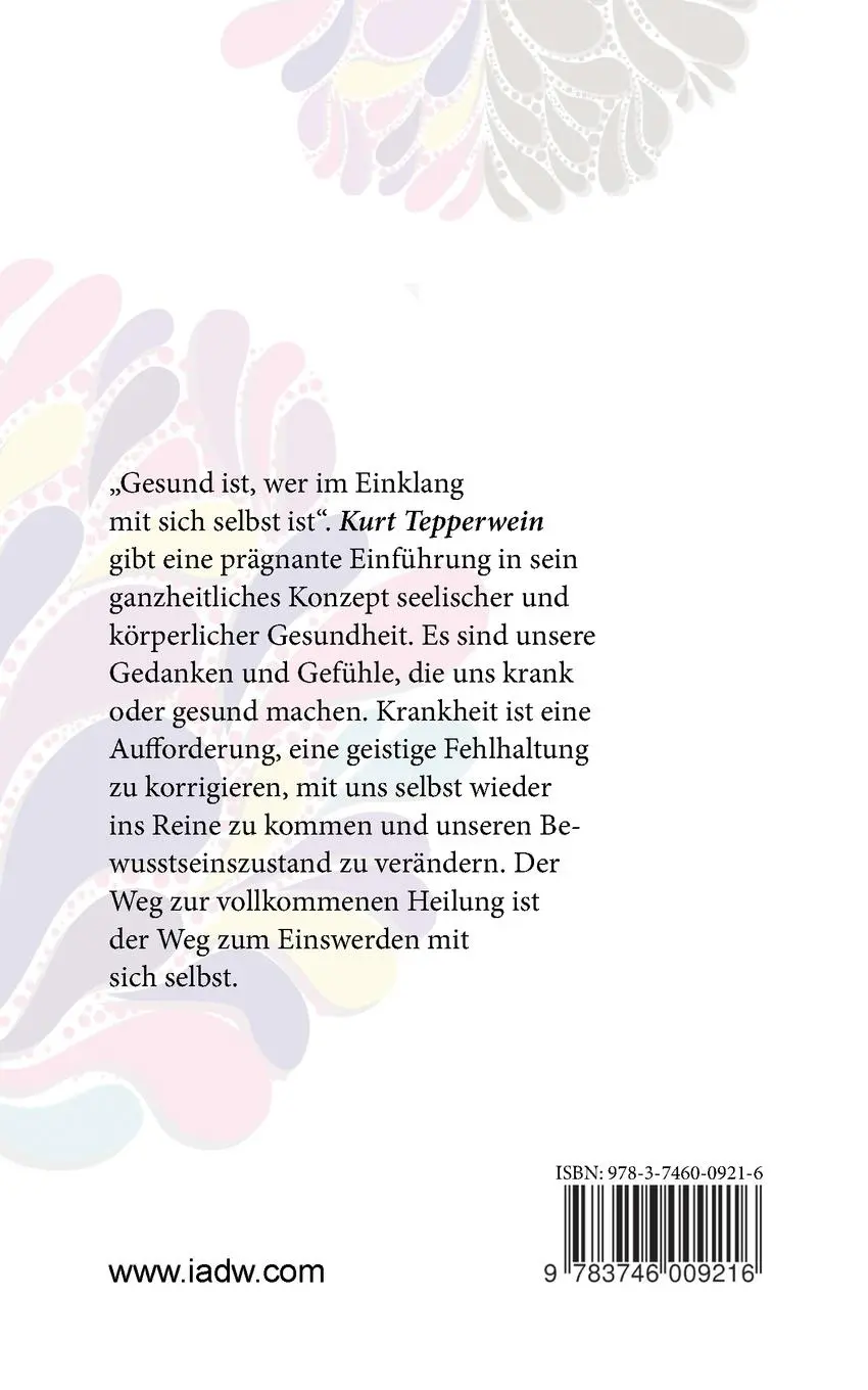 Rückseite: 9783746009216 | Selbstheilungskräfte aktivieren | Gesundheit durch richtiges Denken