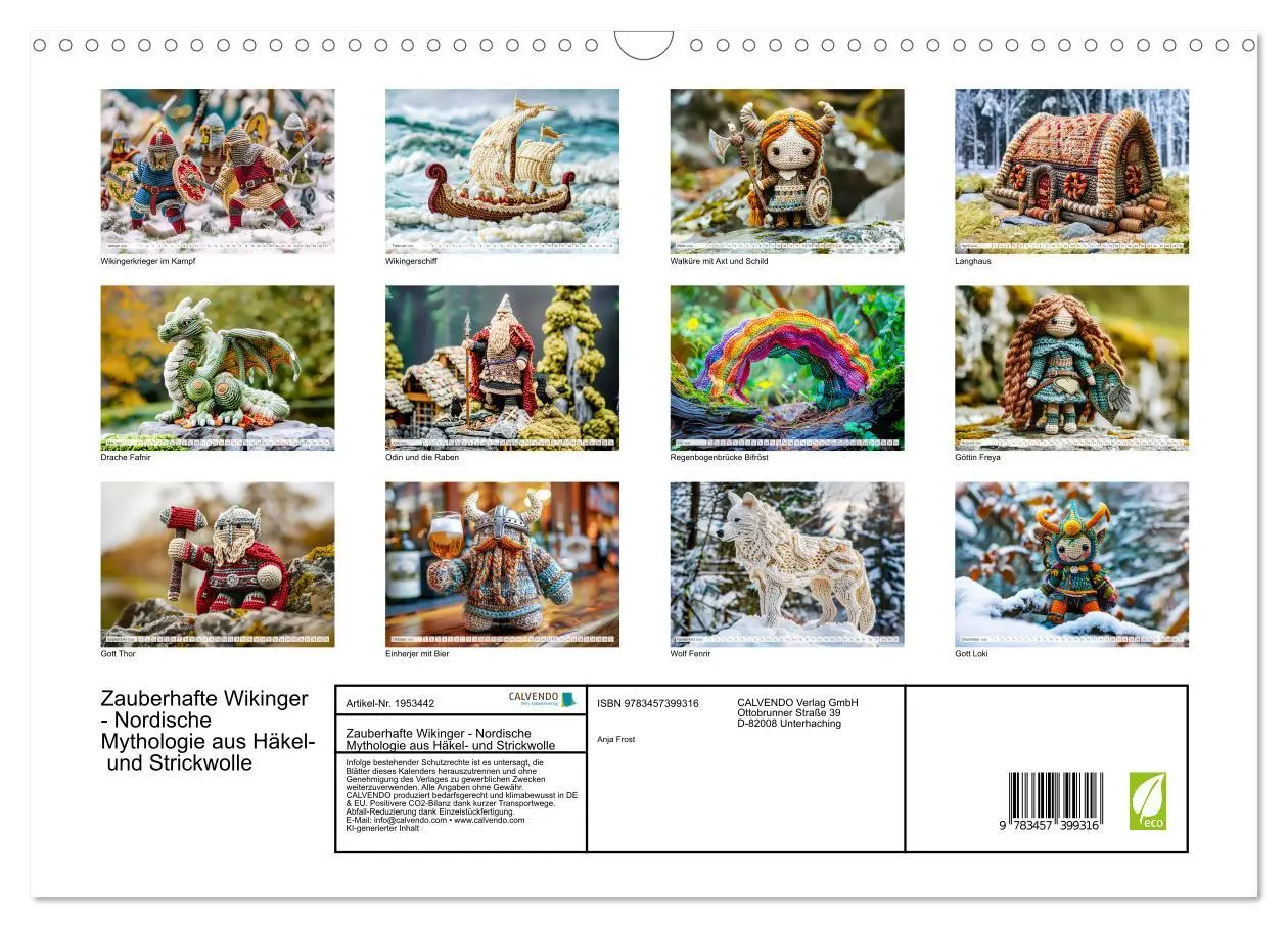 Bild: 9783457399316 | Zauberhafte Wikinger - Nordische Mythologie aus Häkel- und...