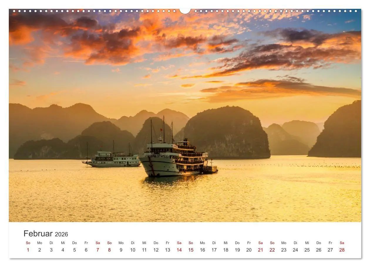 Bild: 9783457539316 | Faszination Vietnam (hochwertiger Premium Wandkalender 2026 DIN A2...
