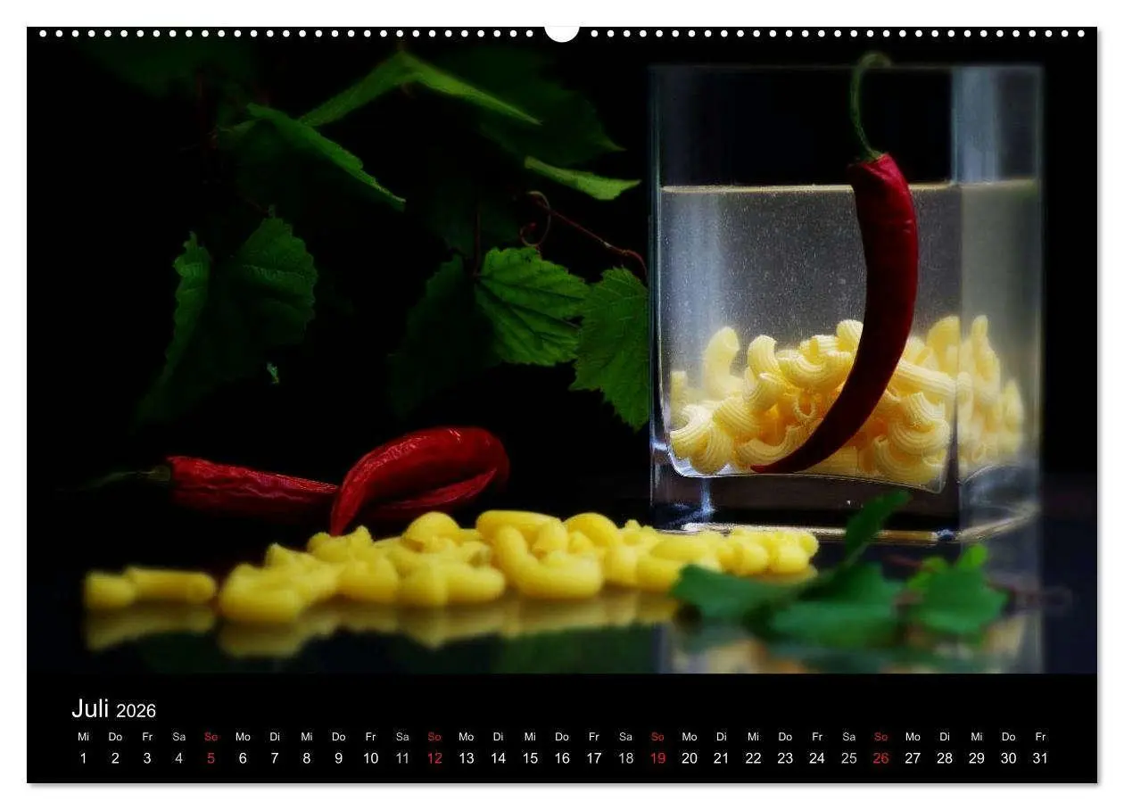 Bild: 9783516179316 | Pasta Kreationen (Wandkalender 2026 DIN A2 quer), CALVENDO...