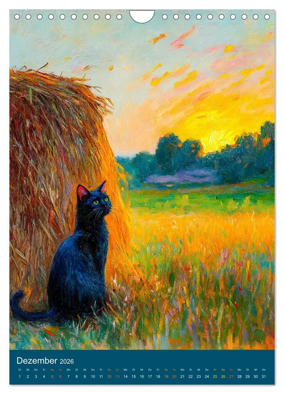 Bild: 9783516249316 | Katzen und Kunst - Samtige Herrscher der impressionistischen Gärten...