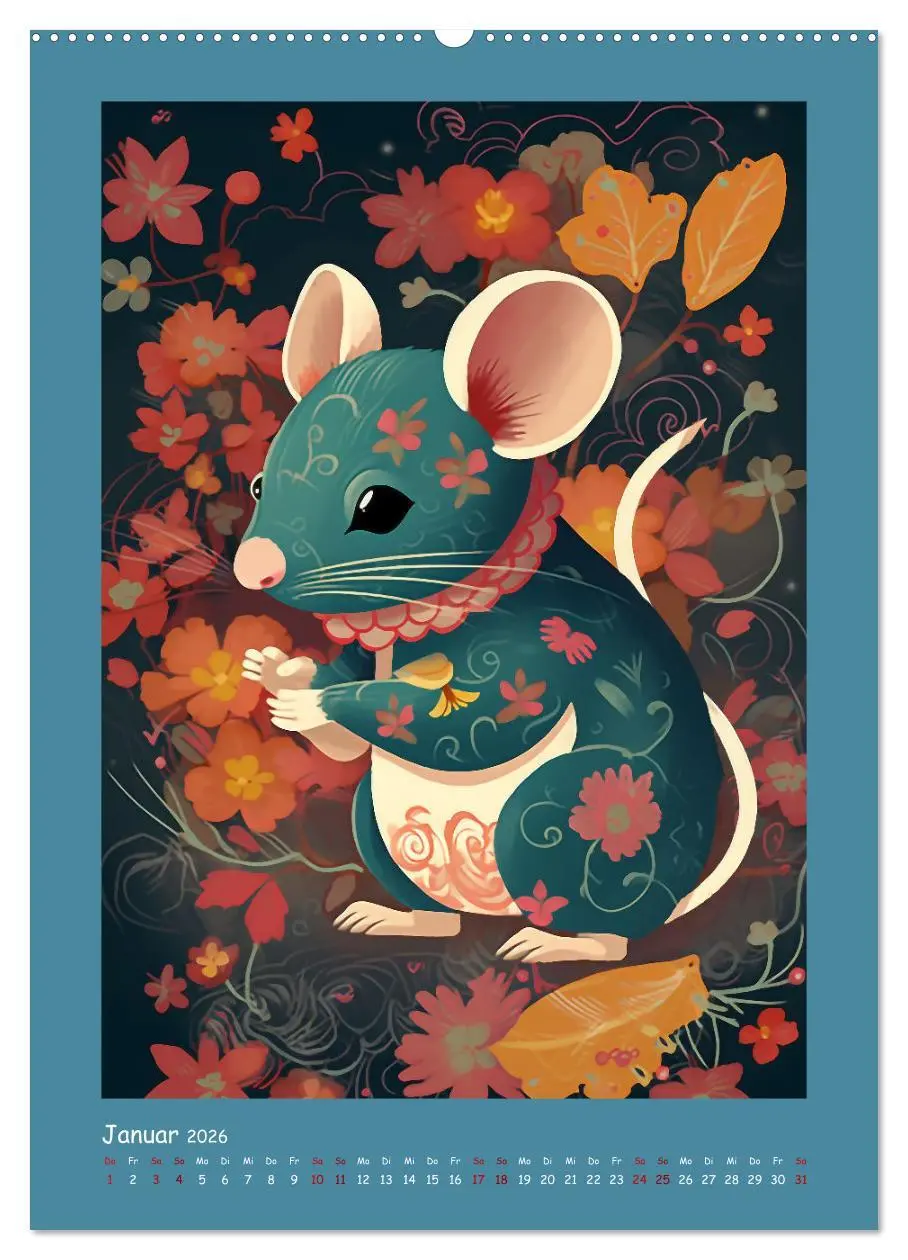 Bild: 9783516319316 | Chinesischer Tierkreis (hochwertiger Premium Wandkalender 2026 DIN...