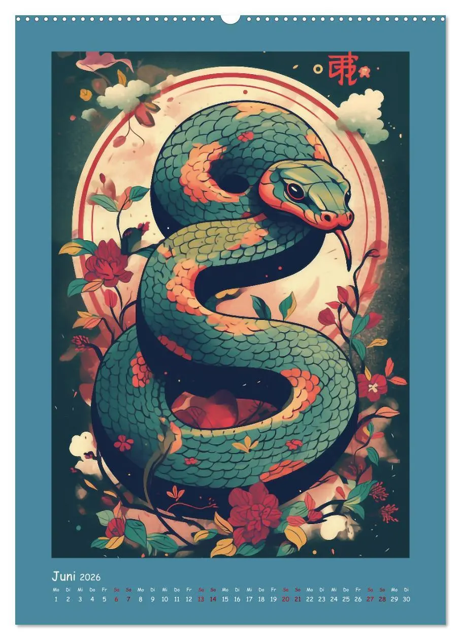 Bild: 9783516319316 | Chinesischer Tierkreis (hochwertiger Premium Wandkalender 2026 DIN...