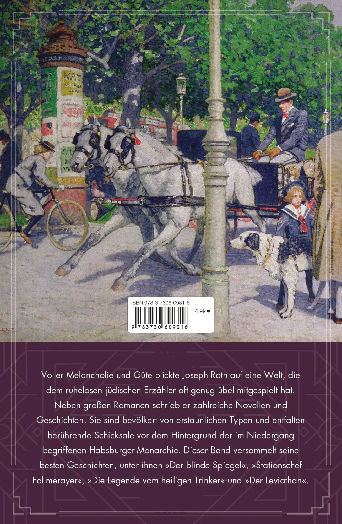 Bild: 9783730609316 | Joseph Roth - Die besten Geschichten | Joseph Roth | Taschenbuch