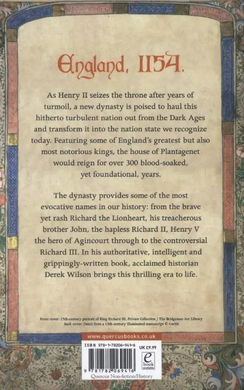 Rückseite: 9781782069416 | The Plantagenets | The Kings That Made Britain | Derek Wilson | Buch
