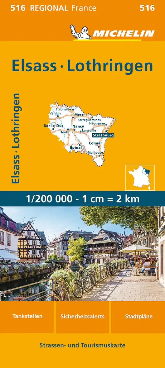 Cover: 9782067259416 | MSG | Straßen- und Tourismuskarte 1:200.000 | (Land-)Karte | Deutsch