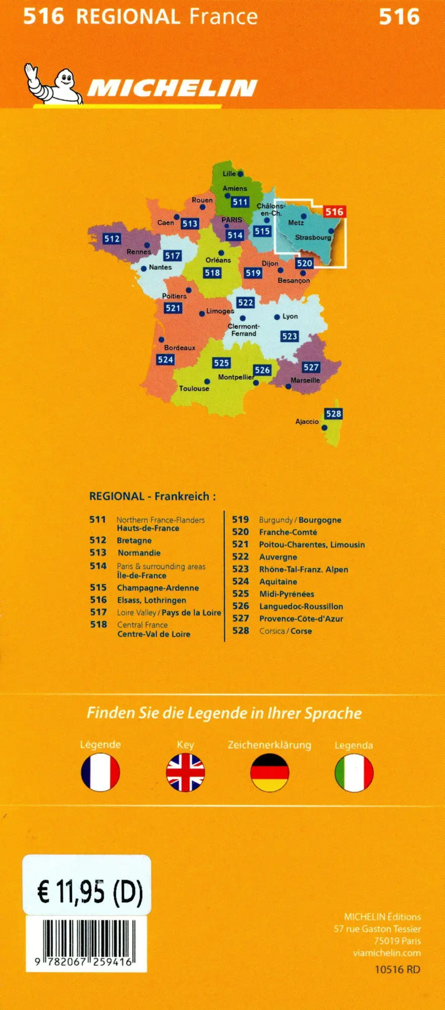Bild: 9782067259416 | MSG | Straßen- und Tourismuskarte 1:200.000 | (Land-)Karte | Deutsch