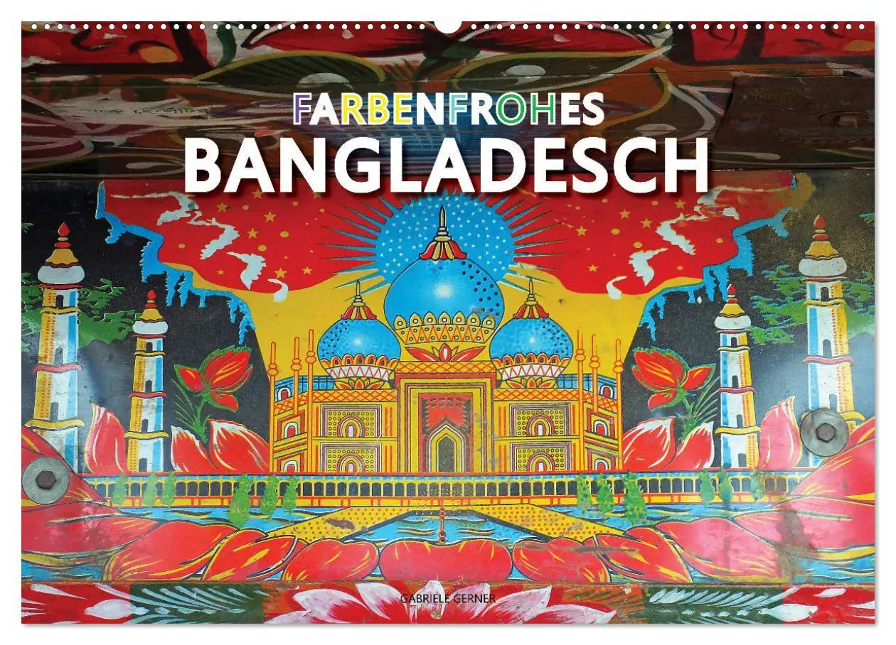 Cover: 9783457459416 | Farbenfrohes Bangladesch (Wandkalender 2026 DIN A2 quer), CALVENDO...