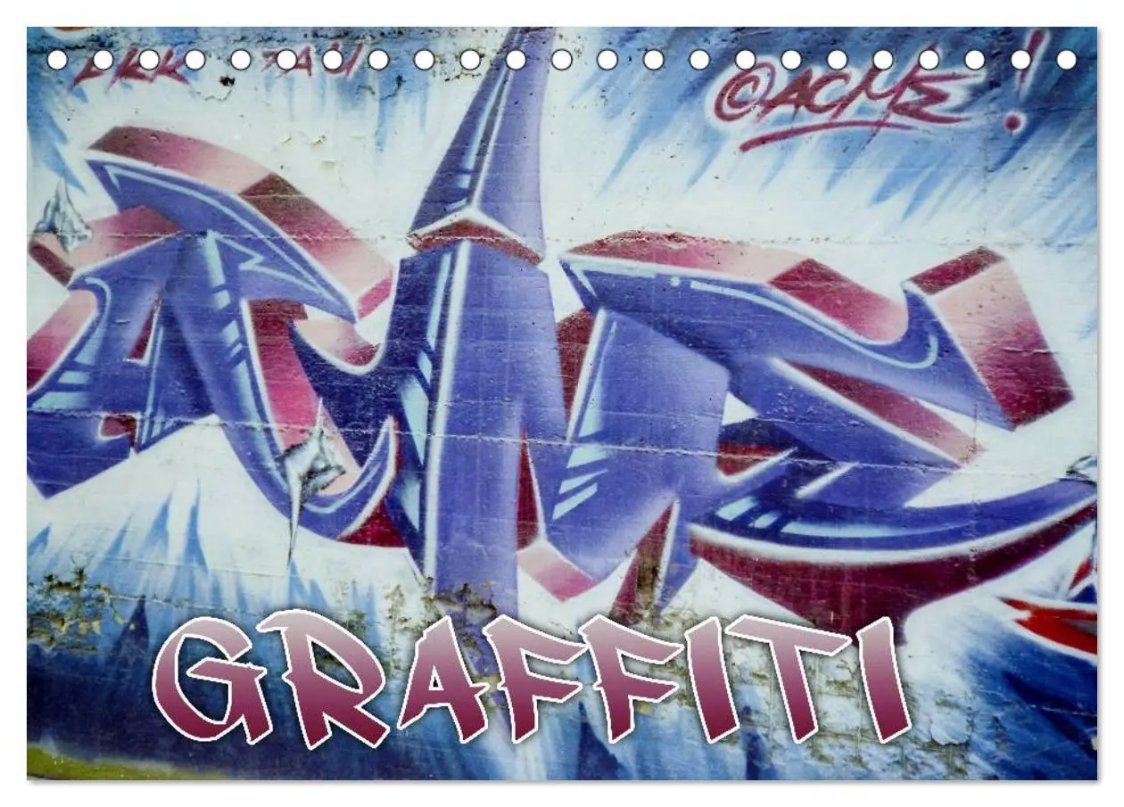 Cover: 9783516169416 | Graffiti - Kunst aus der Dose (Tischkalender 2026 DIN A5 quer),...