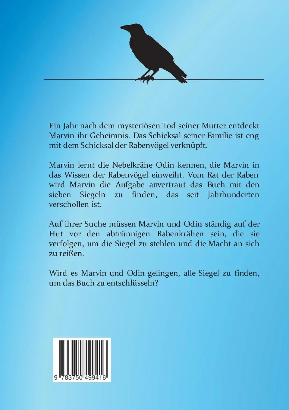 Rückseite: 9783750499416 | Marvin und der Rat der Raben | S. U. Groom | Taschenbuch | 298 S.