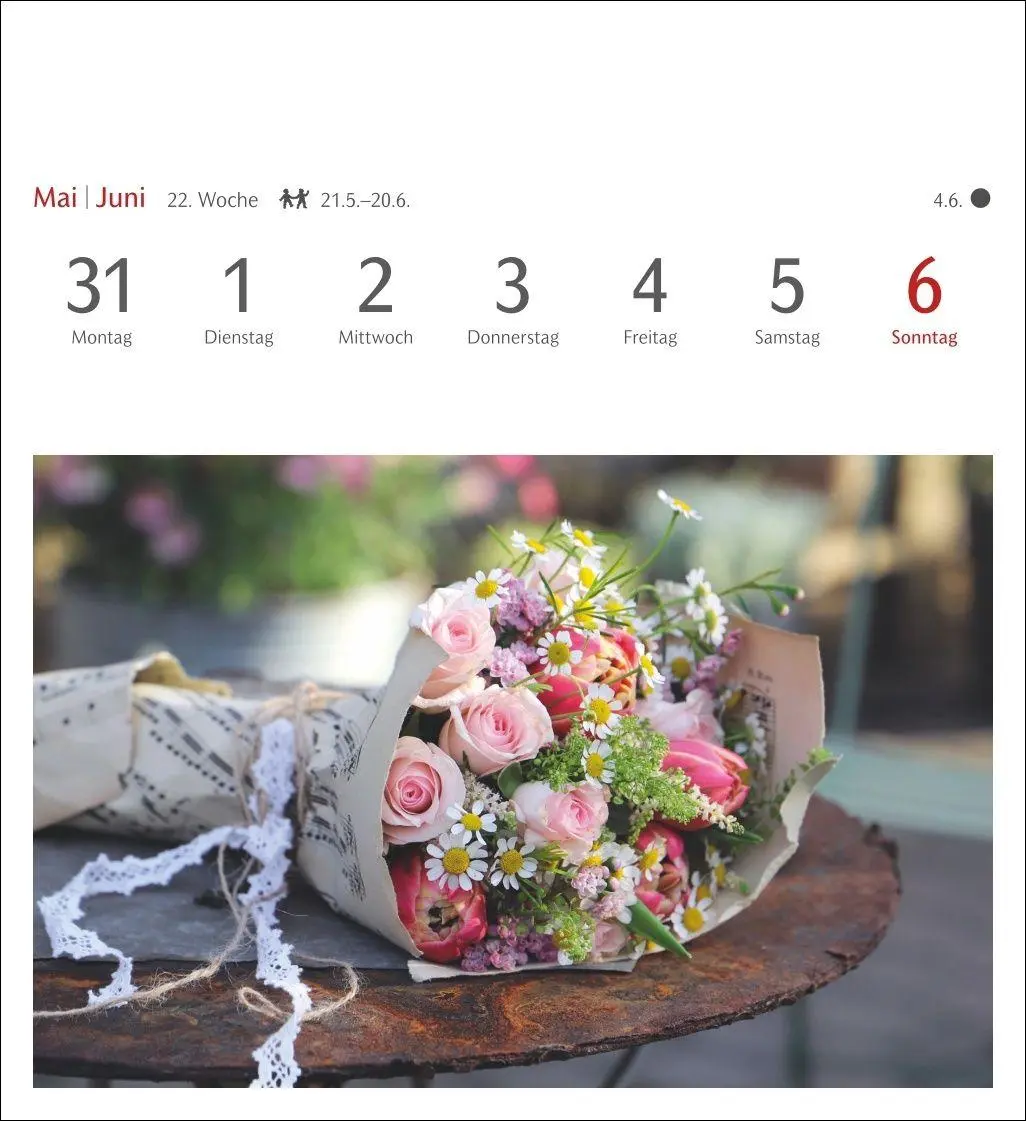 Bild: 9783840039416 | Blumenpracht Postkartenkalender 2027 - Wochenkalender mit 53...