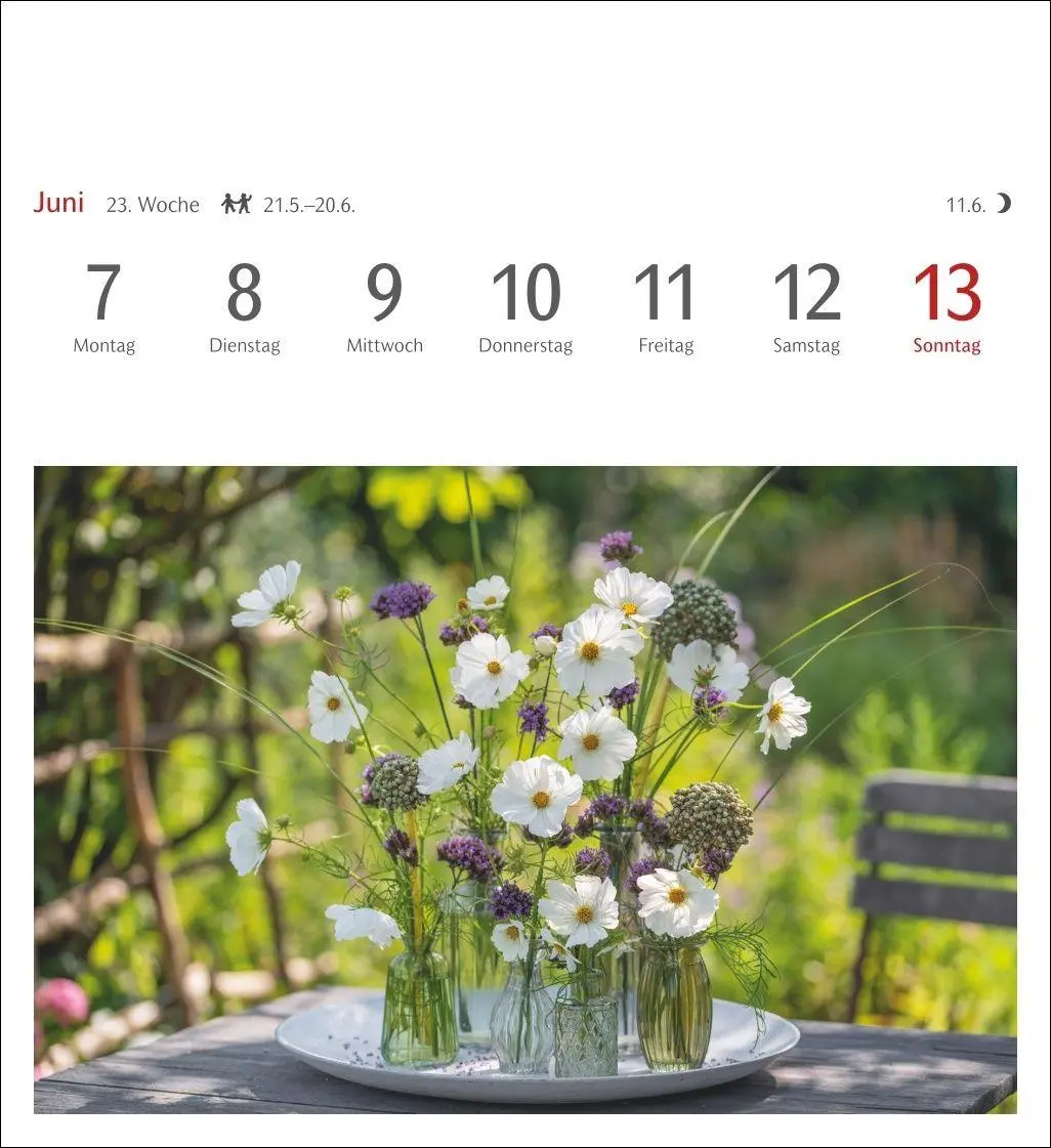 Bild: 9783840039416 | Blumenpracht Postkartenkalender 2027 - Wochenkalender mit 53...