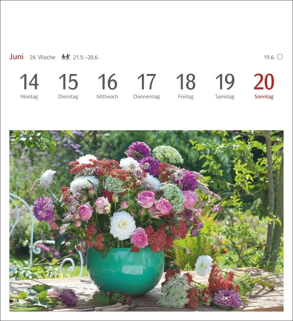 Bild: 9783840039416 | Blumenpracht Postkartenkalender 2027 - Wochenkalender mit 53...