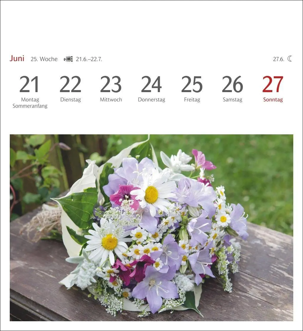 Bild: 9783840039416 | Blumenpracht Postkartenkalender 2027 - Wochenkalender mit 53...