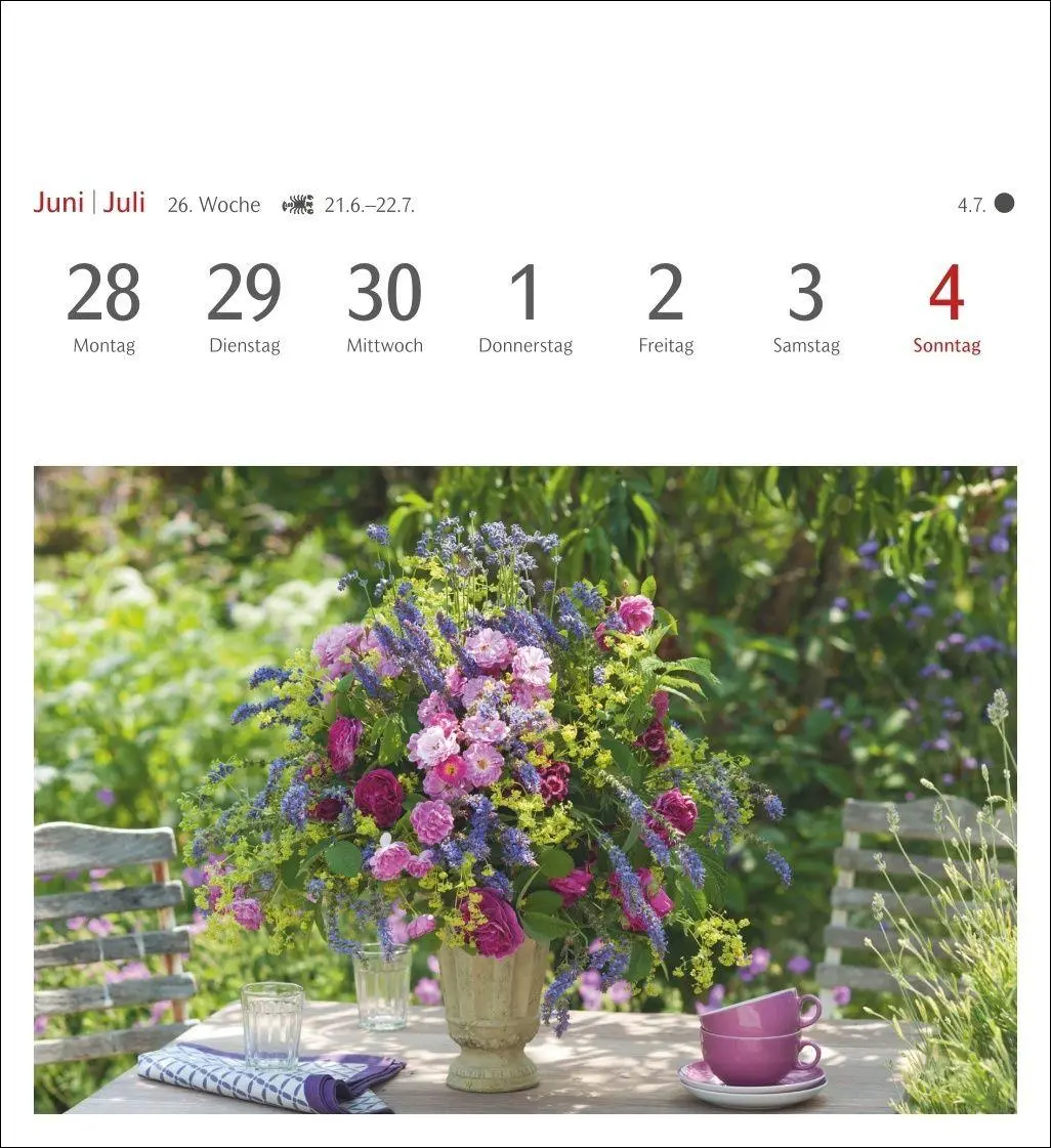 Bild: 9783840039416 | Blumenpracht Postkartenkalender 2027 - Wochenkalender mit 53...