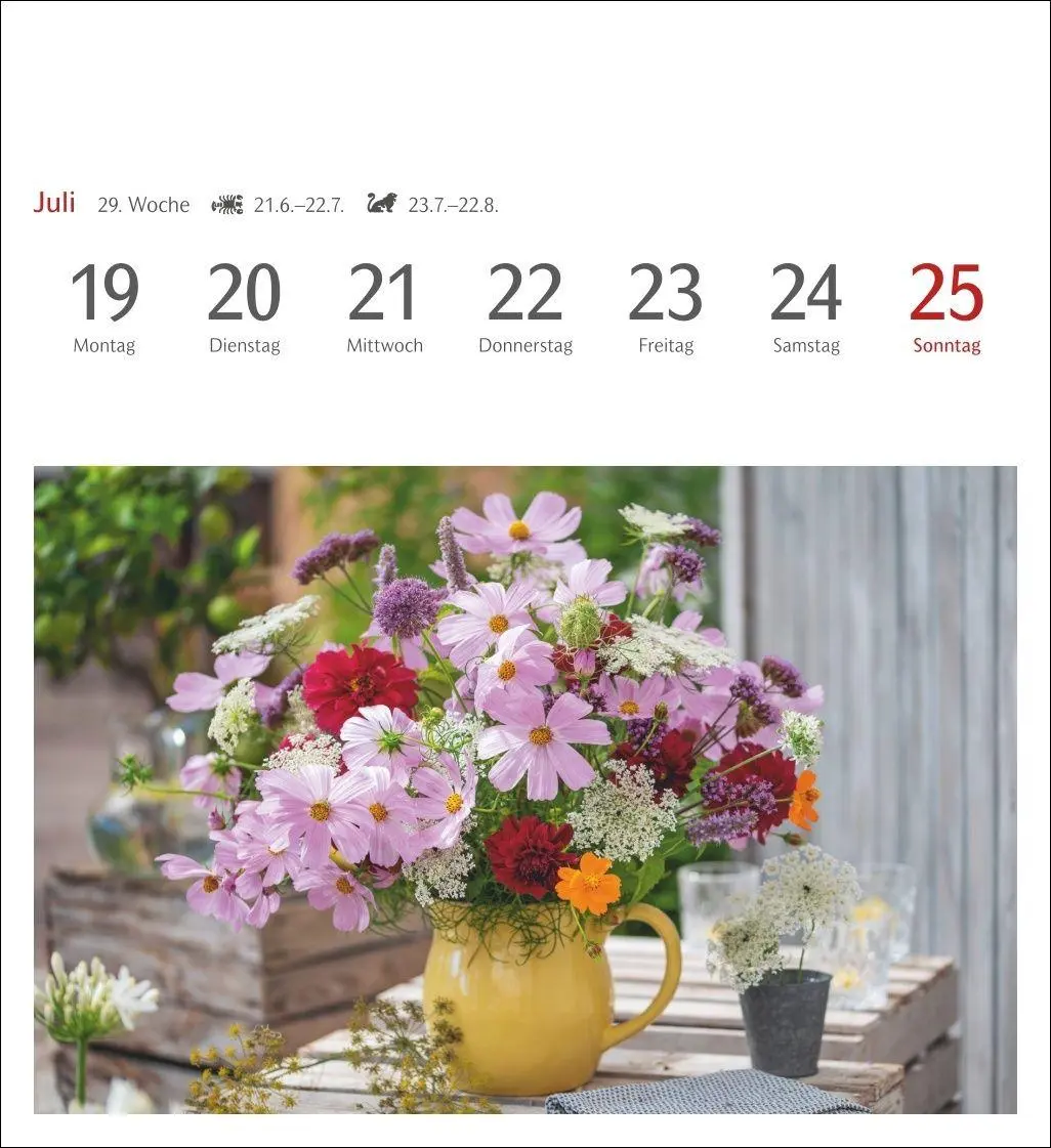 Bild: 9783840039416 | Blumenpracht Postkartenkalender 2027 - Wochenkalender mit 53...